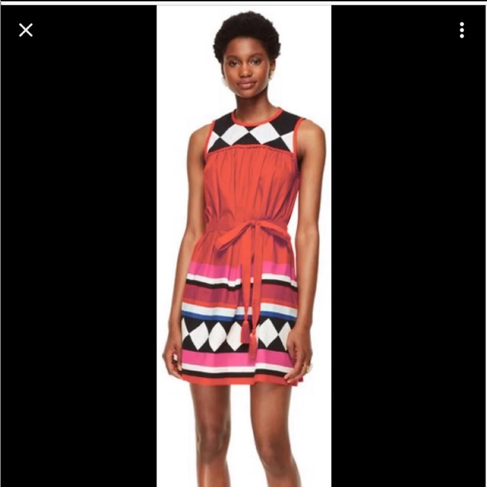 Kate Spade Red Babydoll Dress